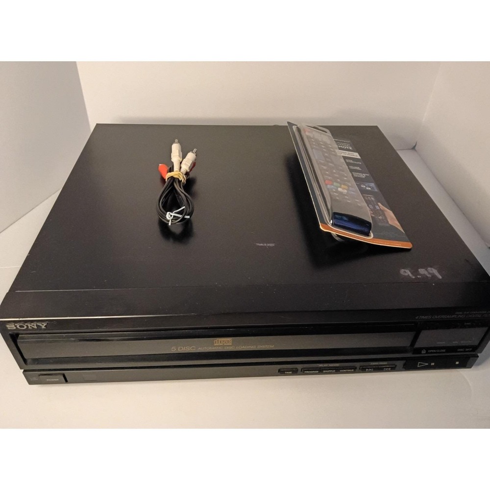 Sony CDP-C401 5-Disc Automatic Disc Loading CD Player w remote